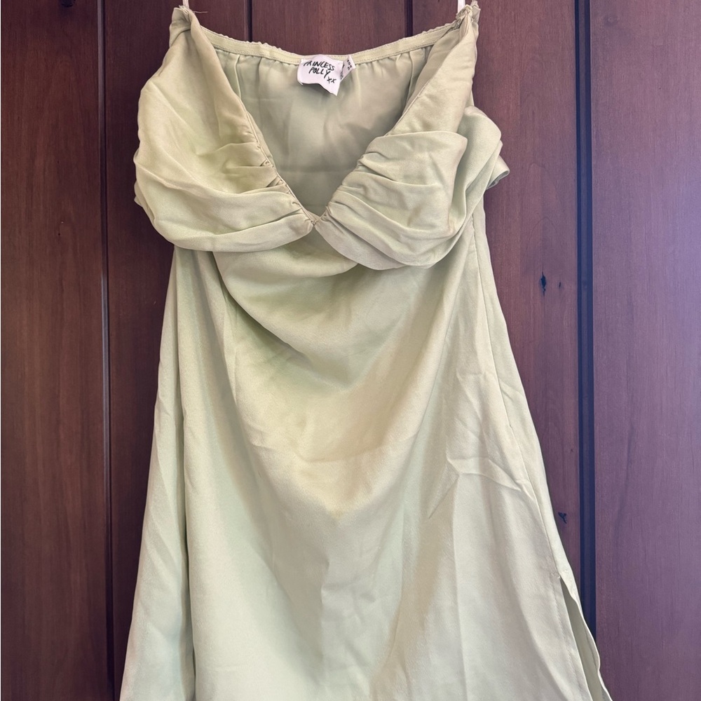 Princess Polly Green Sundress Sweetheart Neckline Sleeveless